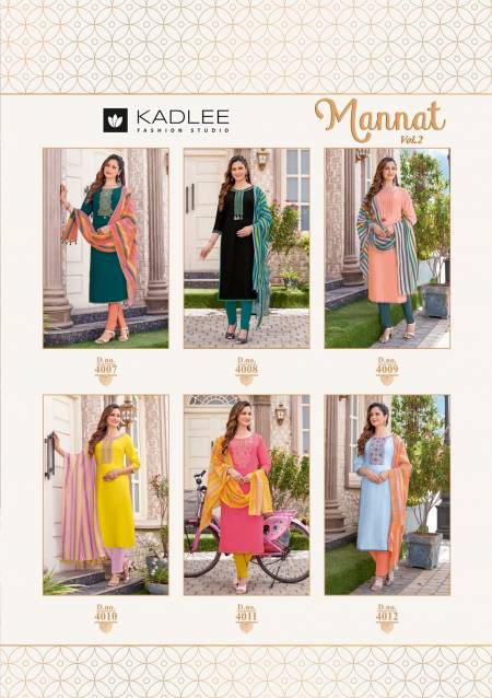 Kadlee Mannat 2 Designer Readymade Suits Catalog
